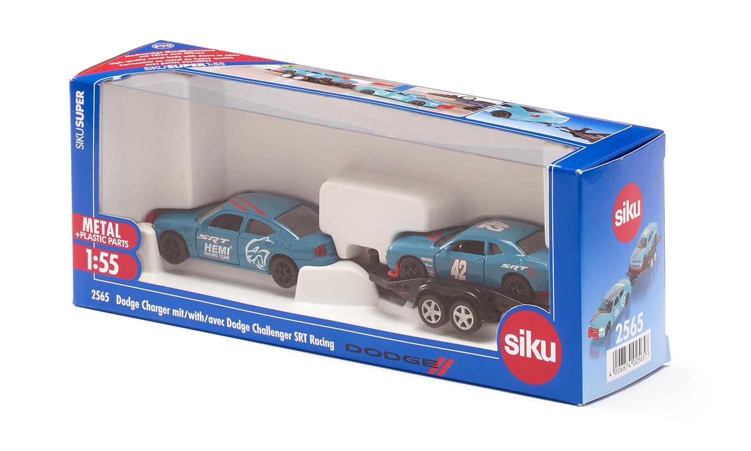 Produktbild SIKU 2565 Super - Dodge Charger mit Dodge Challenger SRT Racing 7 von 7