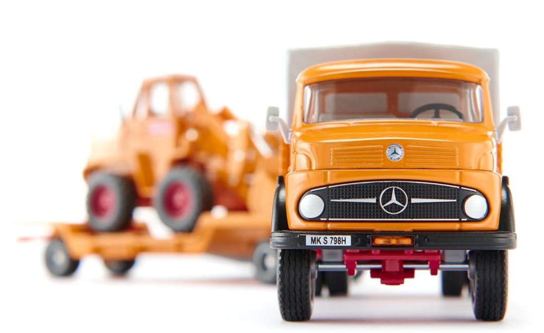 Produktbild SIKU 4117 Super - Mercedes-Benz 710 mit Kramer 411 Radlader Bölling 3 von 3
