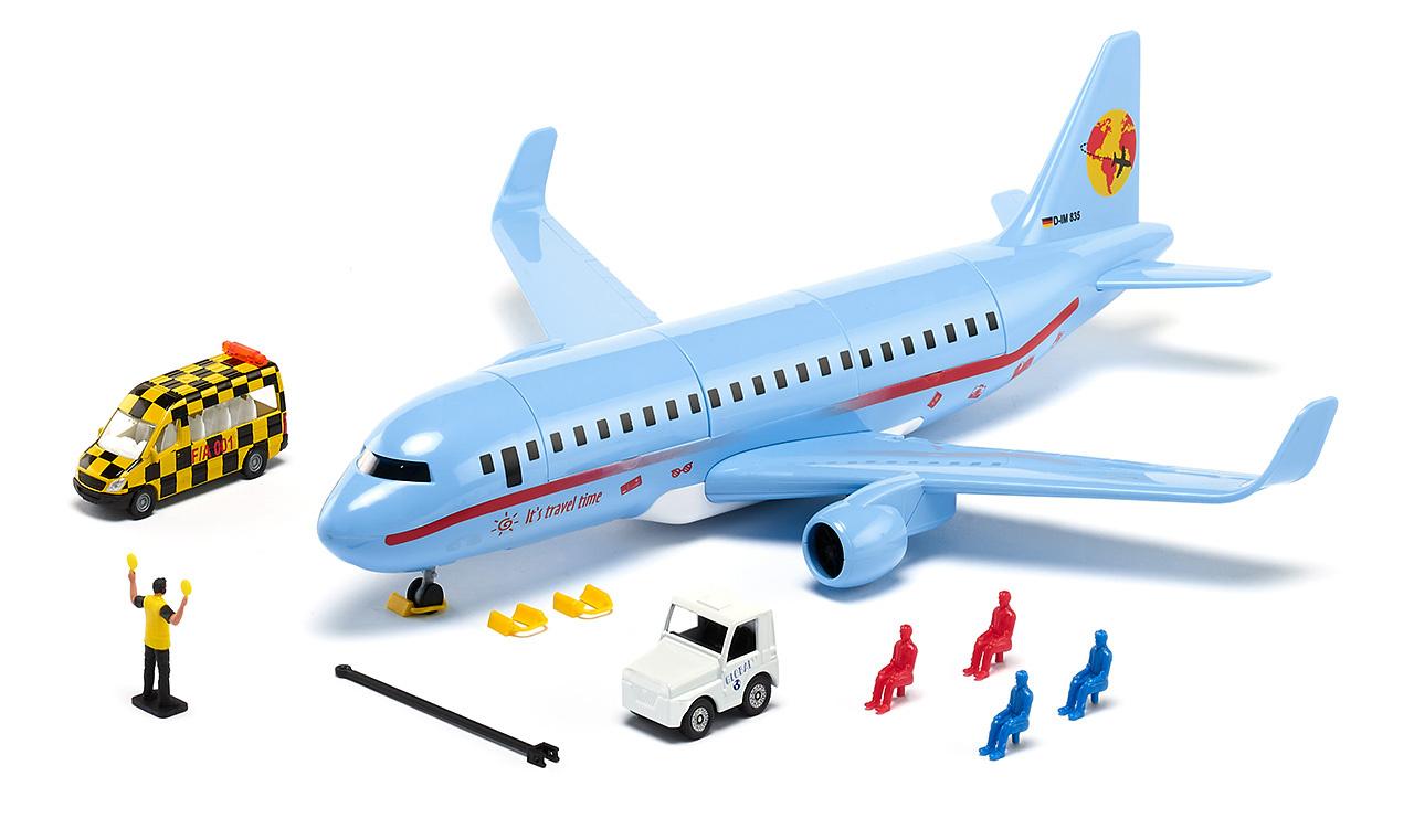 Produktbild SIKU 5402 World - Verkehrsflugzeug mit Zubehör 2 von 7