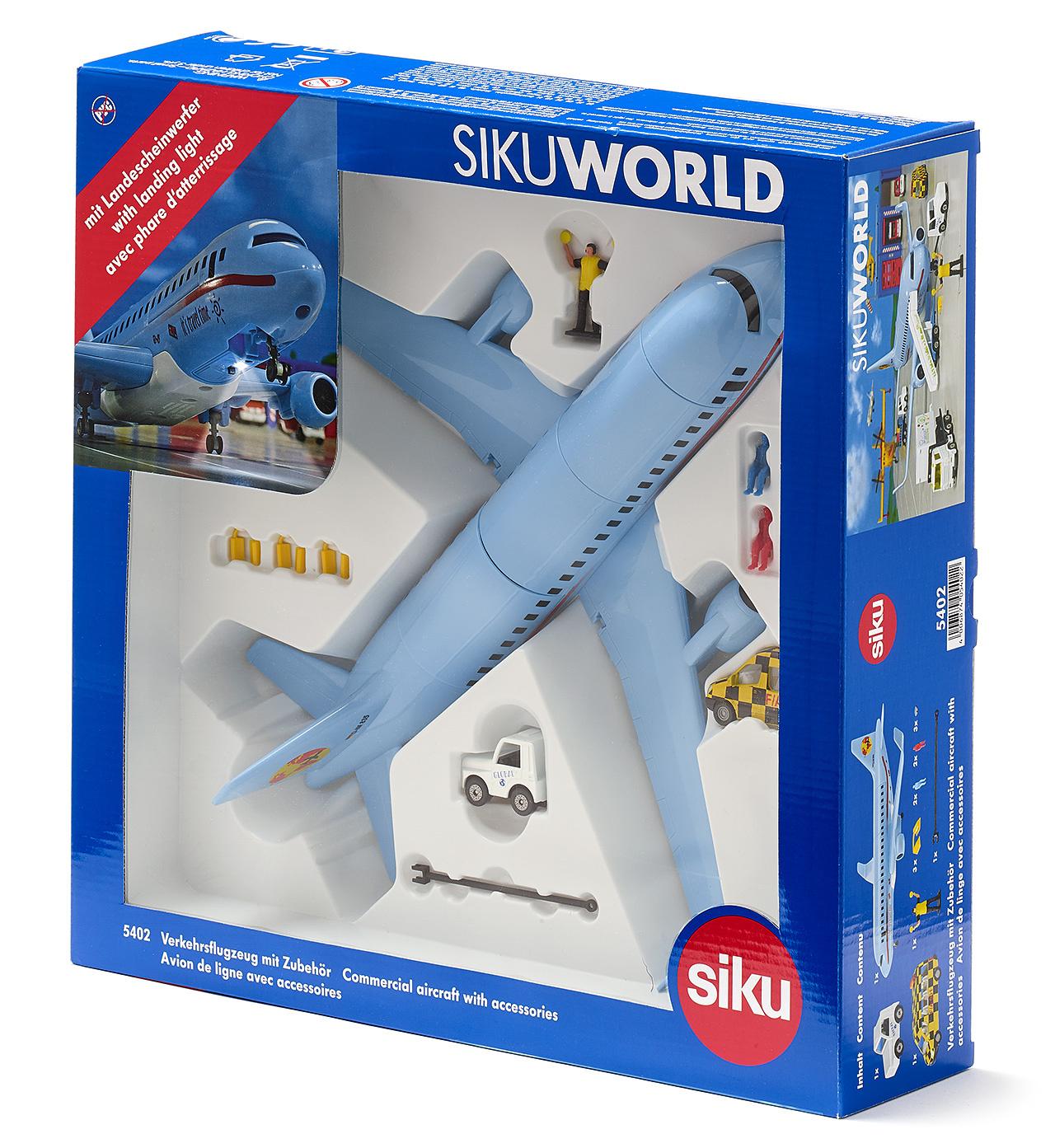 Produktbild SIKU 5402 World - Verkehrsflugzeug mit Zubehör 7 von 7