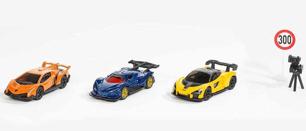 SIKU 6328 Super - Geschenkset Supercars