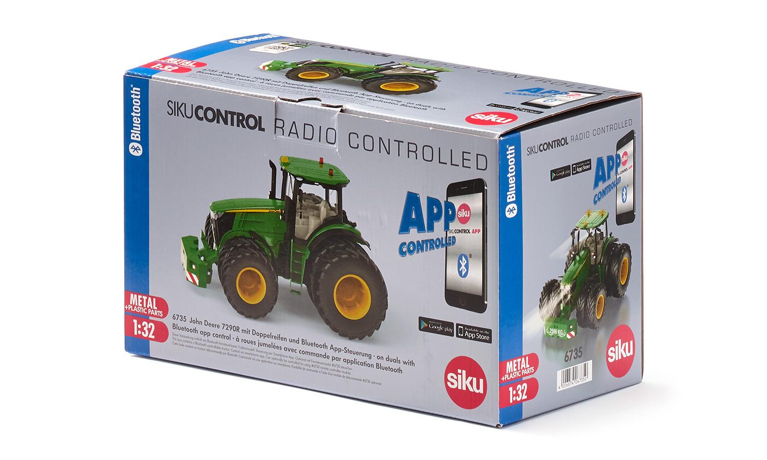 Produktbild SIKU 6735 Control - John Deere 7290R mit Doppelreifen 3 von 3