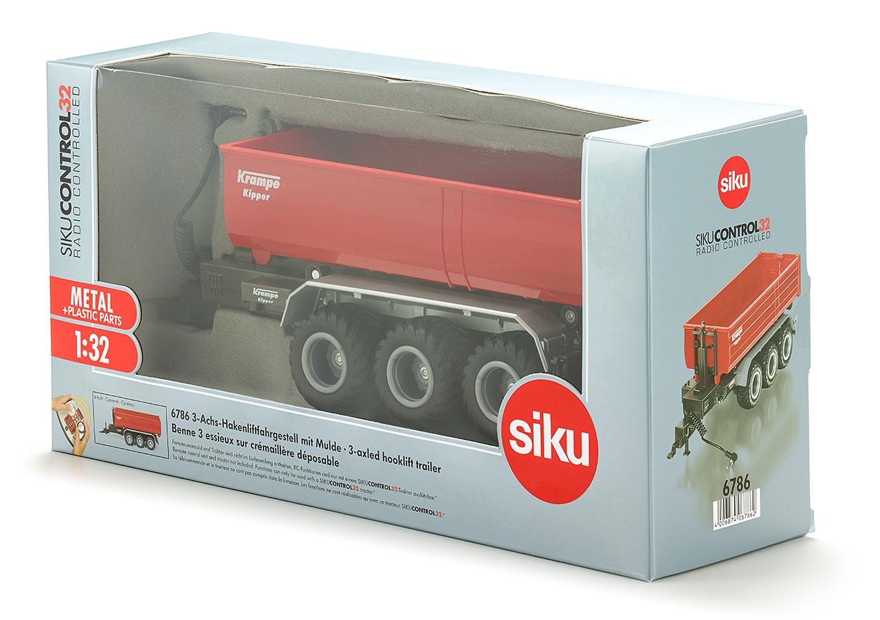 Produktbild SIKU 6786 Control - 3-Achs-Hakenliftfahrgestell mit Mulde 3 von 3