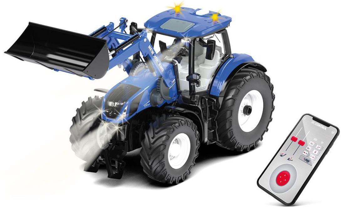 SIKU 6797 Control - New Holland T7.315 mit Frontlader und App-Steuerung