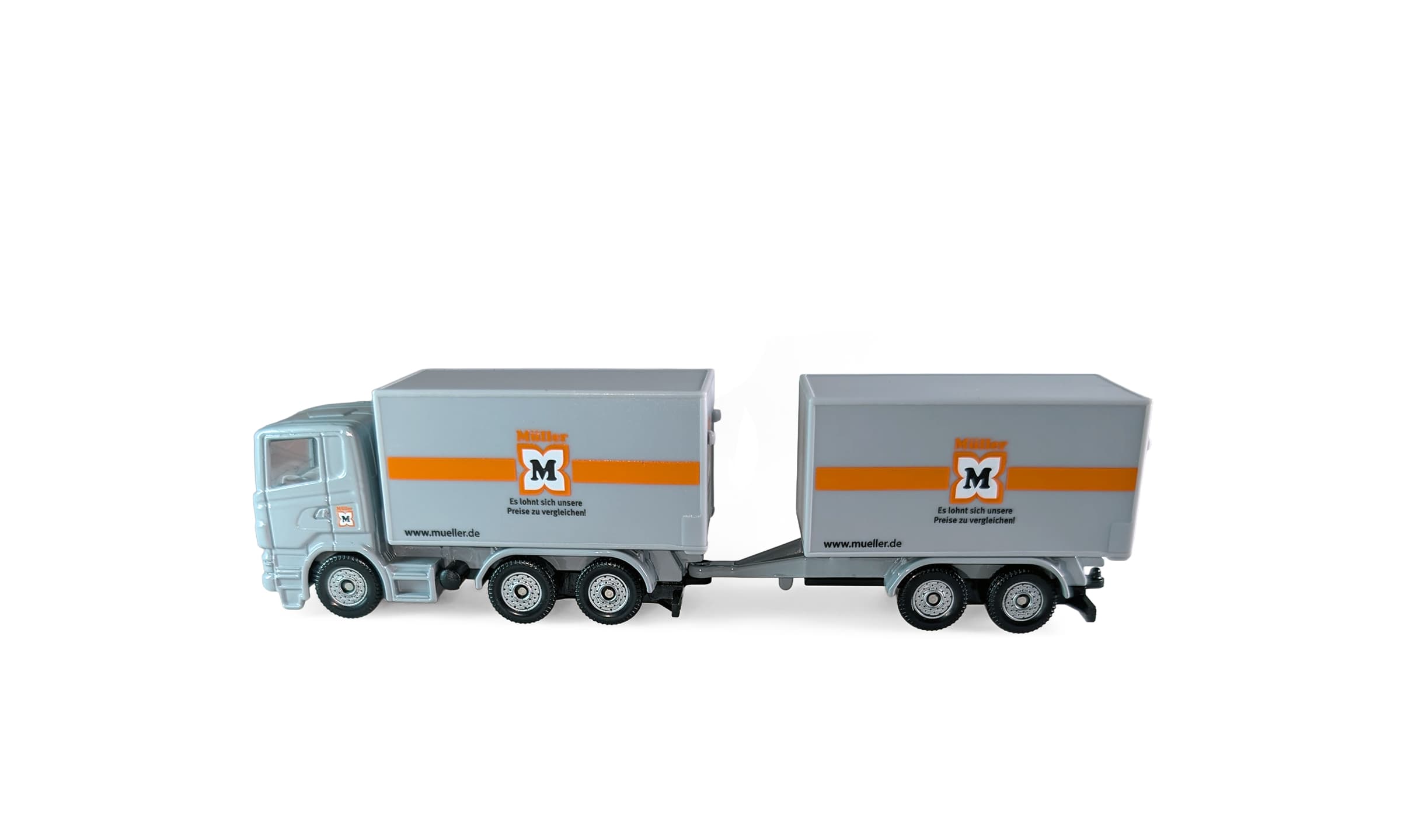 SIKU 1694 Müller LKW mit Anhänger