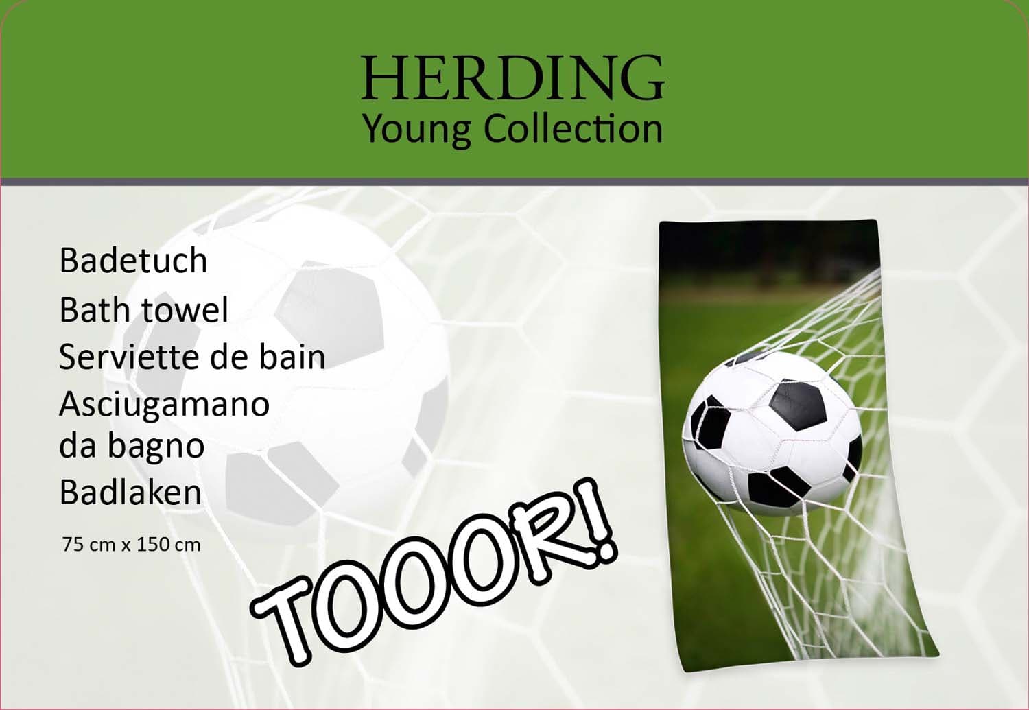 Produktbild Strandtuch Fußball 75x150 cm 2 von 5