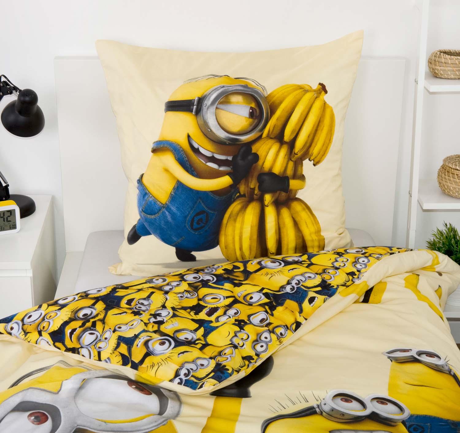 Produktbild Minions Kinderbettwäsche 80x80cm, 135x200cm 5 von 8