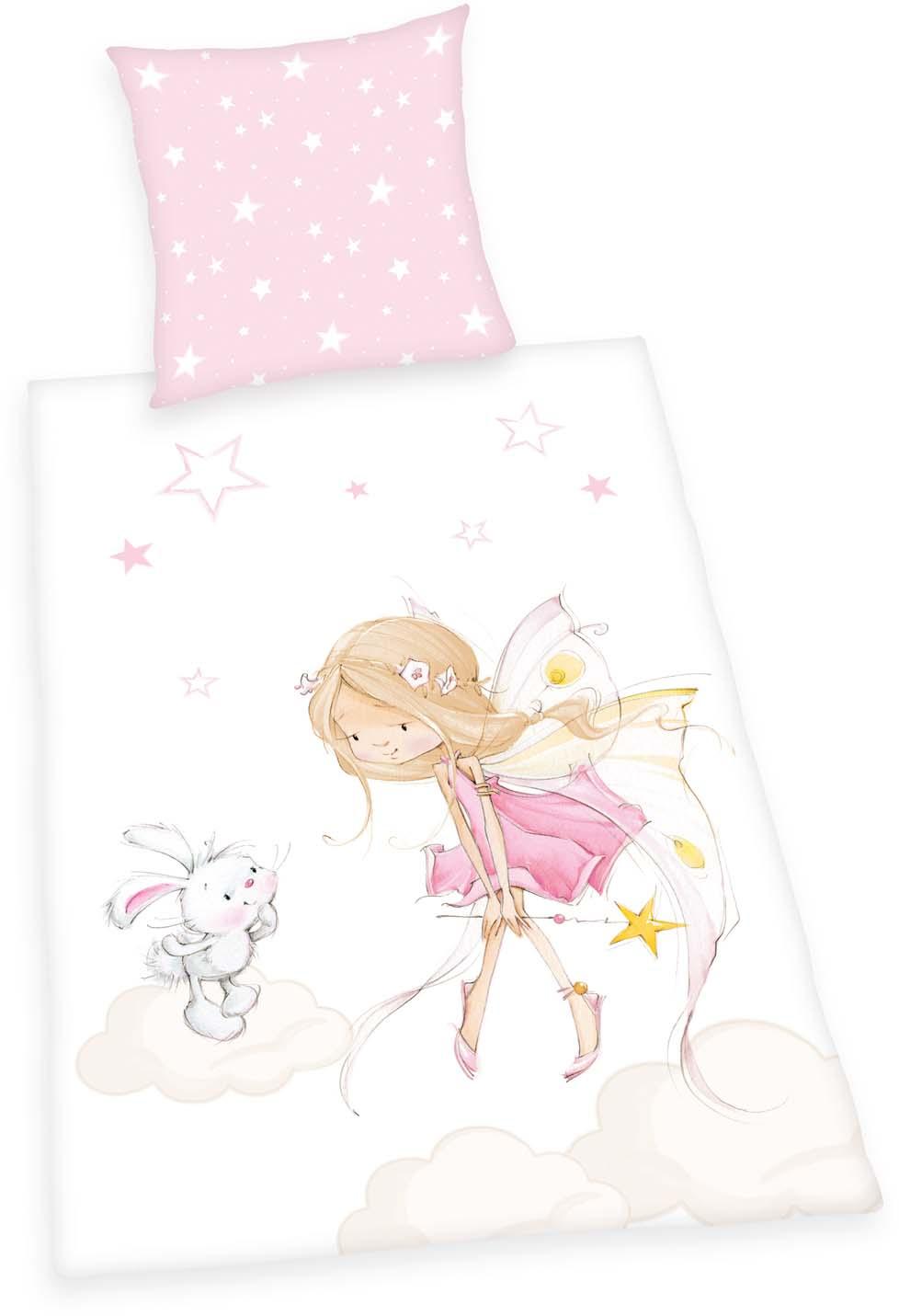 Produktbild Herding Young Collection Kinderbettwäsche Little Fairy 80x80cm, 135x200cm 8 von 8