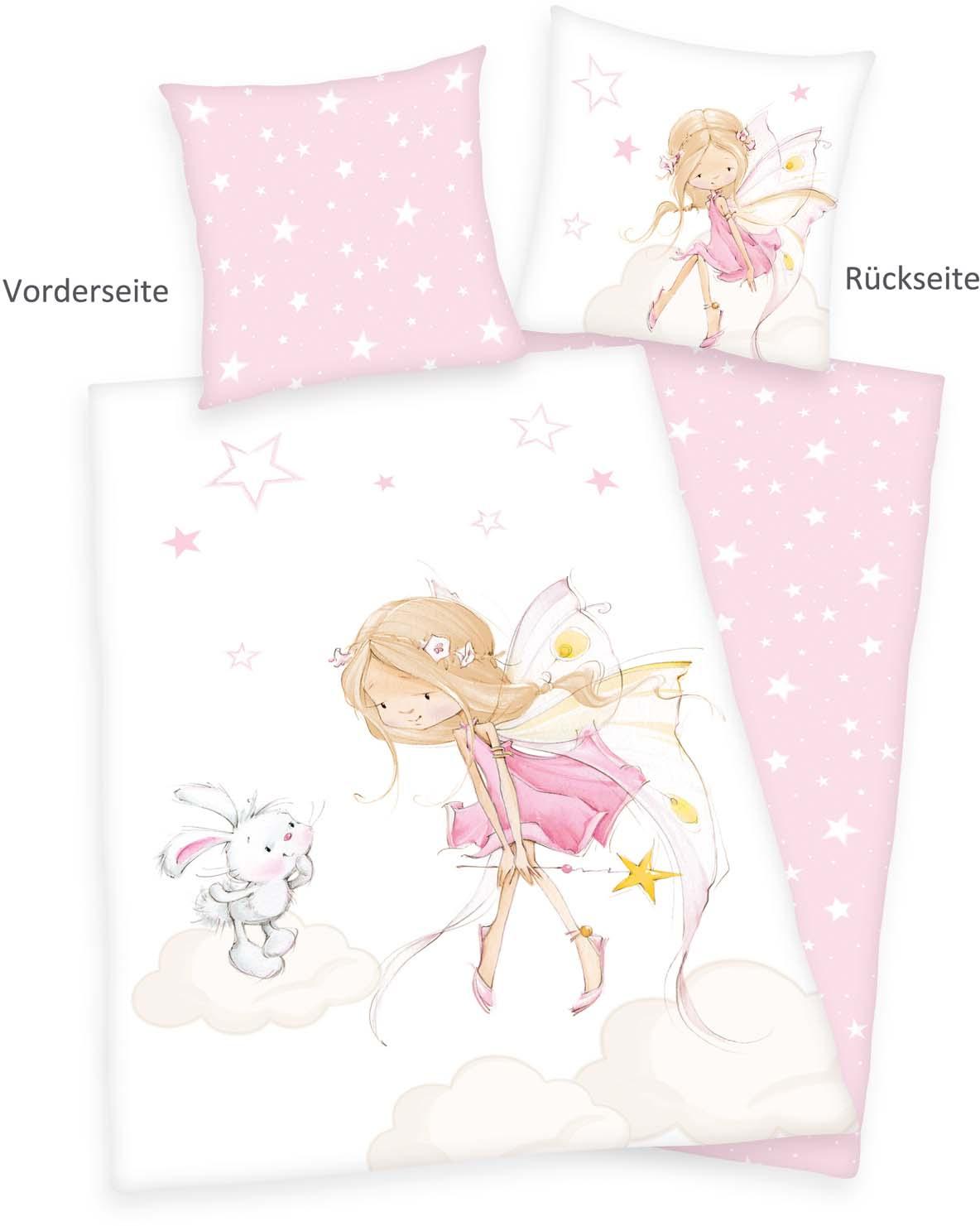 Produktbild Herding Young Collection Kinderbettwäsche Little Fairy 80x80cm, 135x200cm 7 von 8