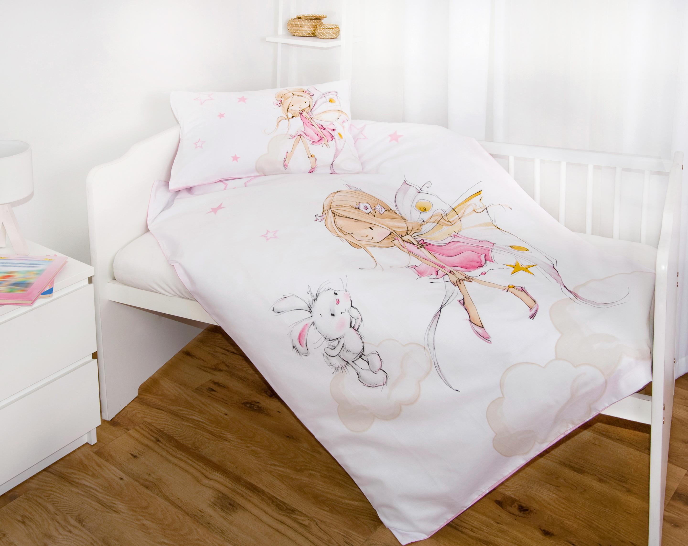 Produktbild Herding Young Collection Kinderbettwäsche Little Fairy 80x80cm, 135x200cm 3 von 8