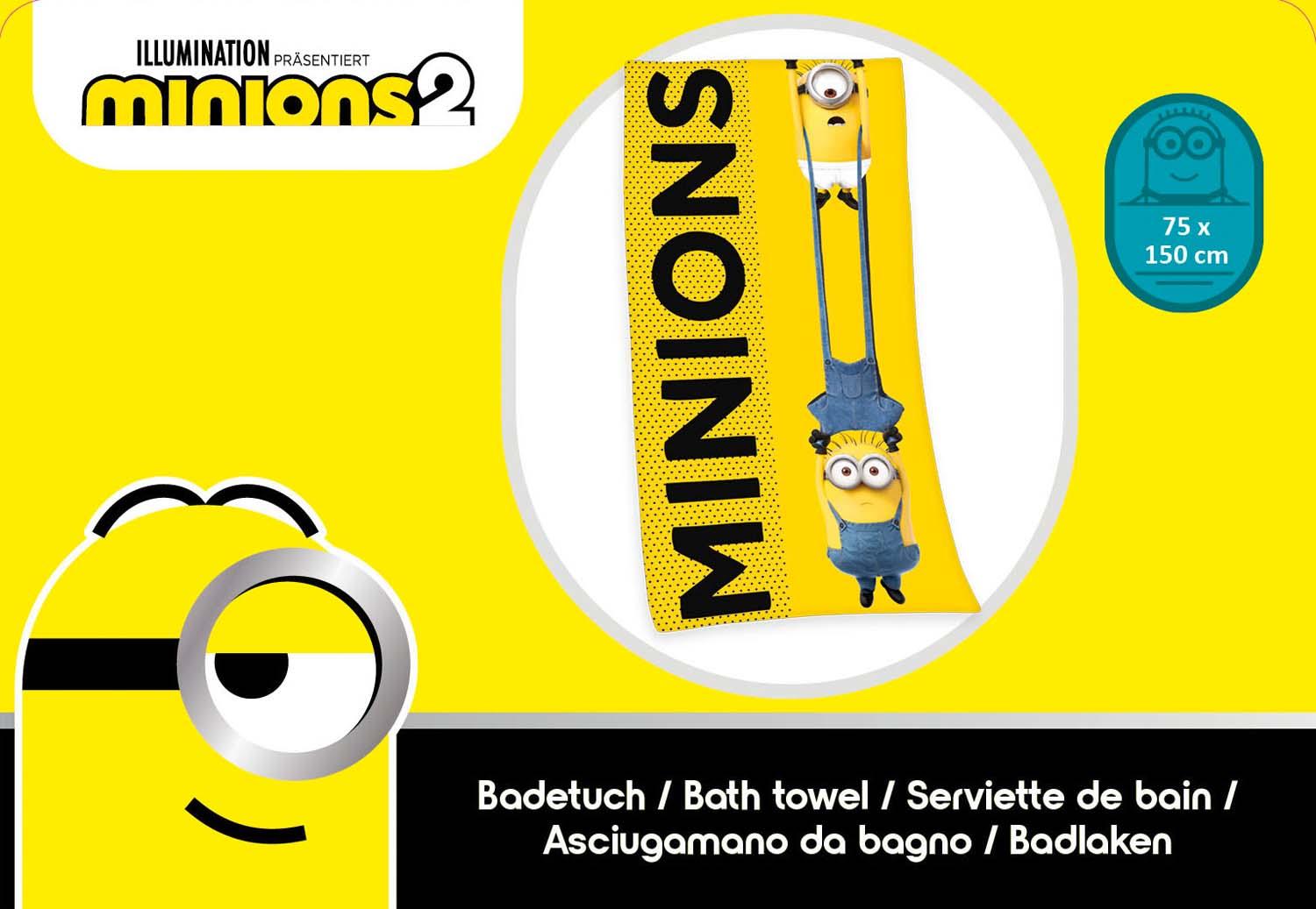 Produktbild Strandtuch Minions 2 75x150 cm 3 von 5