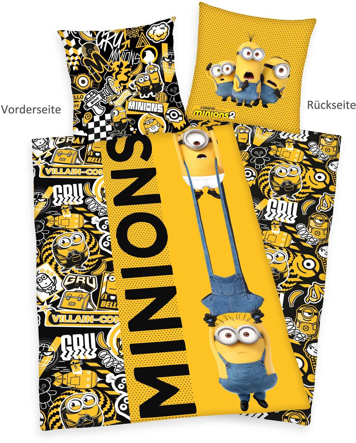 Produktbild Minions 2 Kinderbettwäsche 80x80cm, 135x200cm 6 von 7