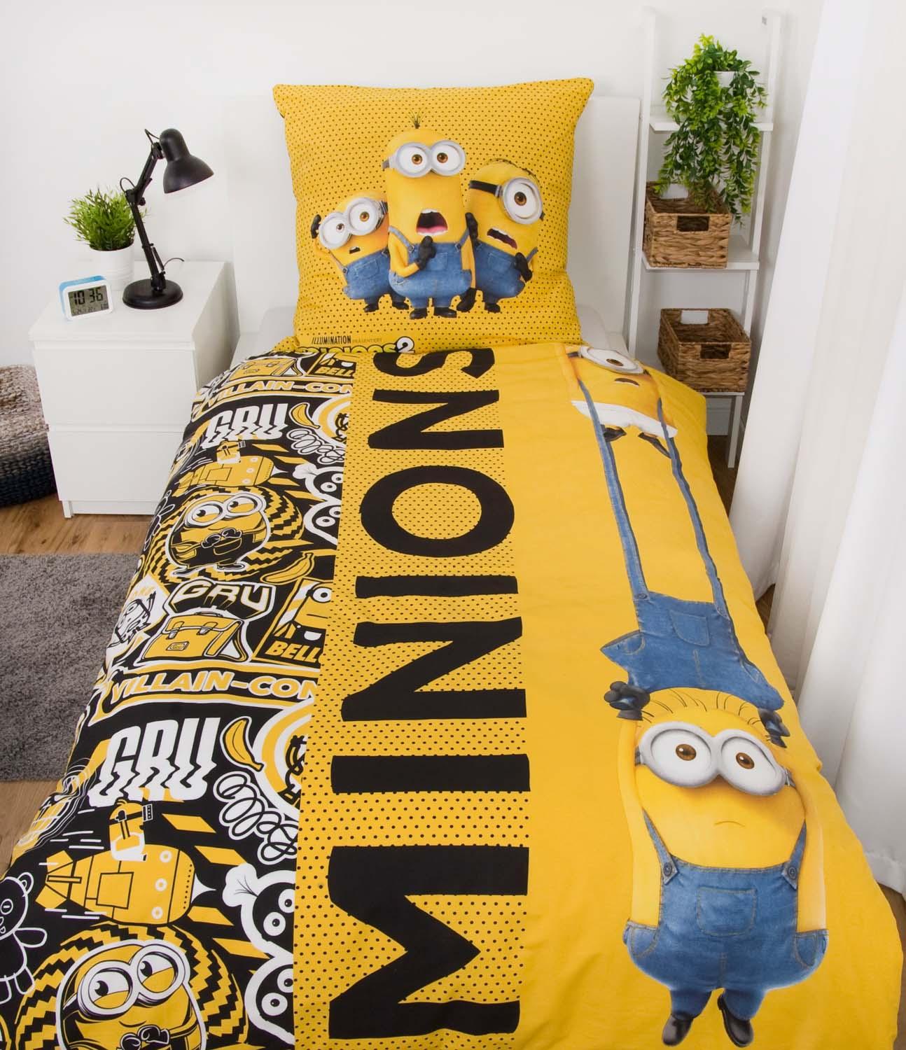 Produktbild Minions 2 Kinderbettwäsche 80x80cm, 135x200cm 5 von 7