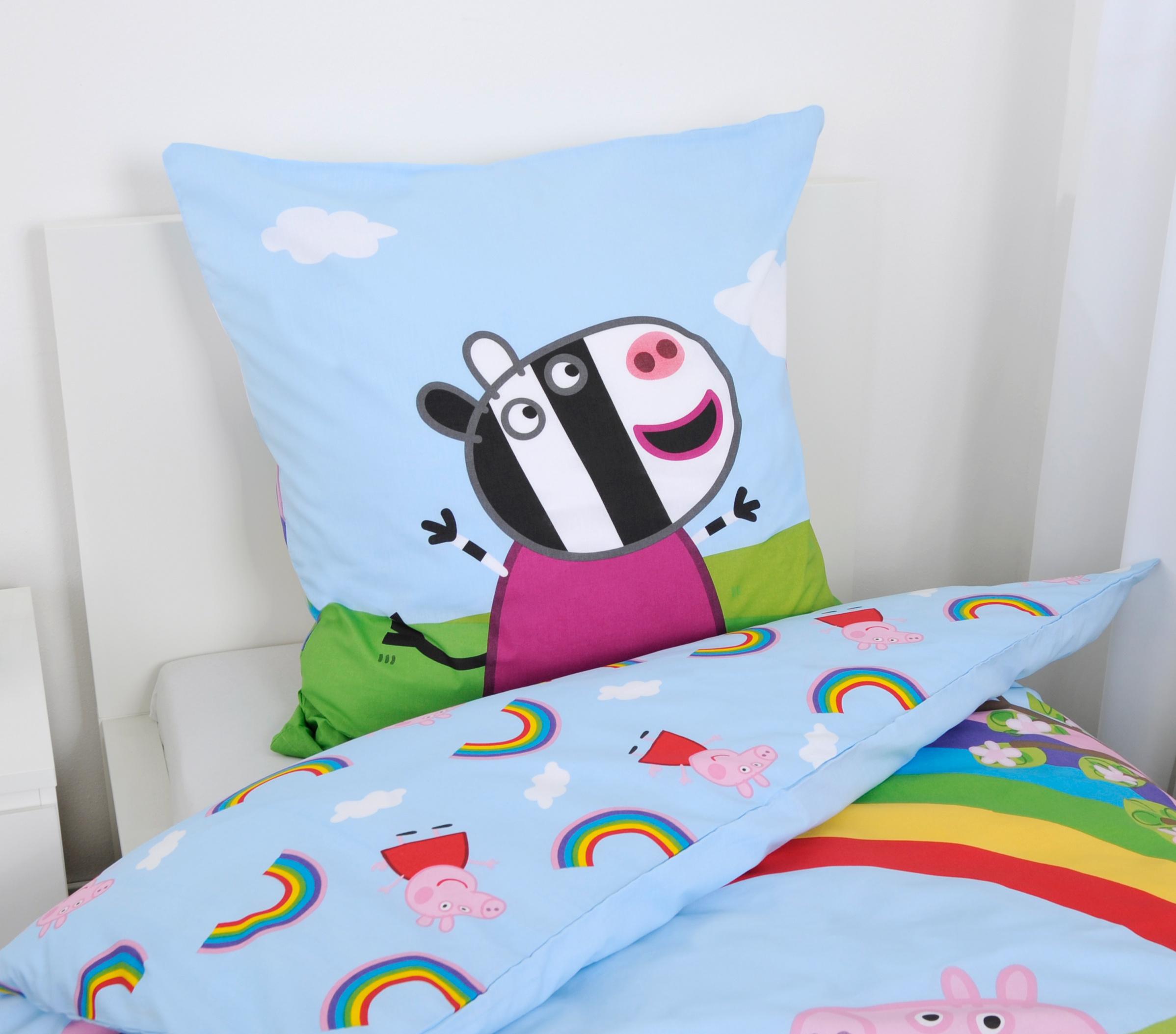 Produktbild Peppa Pig Kinderbettwäsche 70x90cm, 140x200cm 2 von 4
