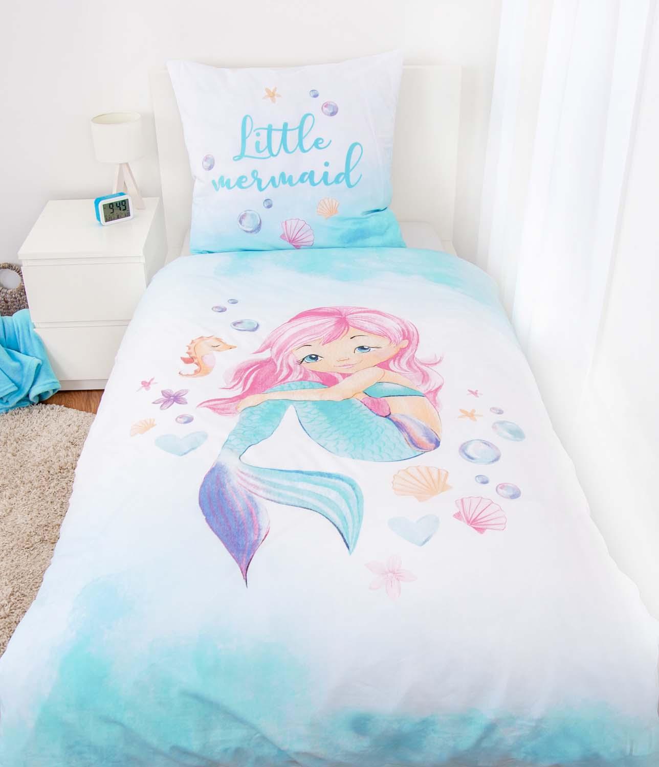 Produktbild Herding Young Collection Kinderbettwäsche Little Mermaid 80x80cm, 135x200cm 3 von 9