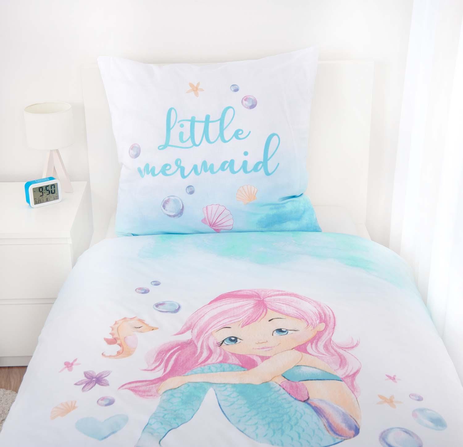 Produktbild Herding Young Collection Kinderbettwäsche Little Mermaid 80x80cm, 135x200cm 9 von 9