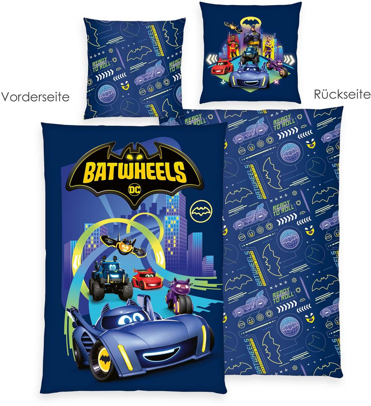 Produktbild Batwheels Kinderbettwäsche 80x80cm, 135x200cm 6 von 10