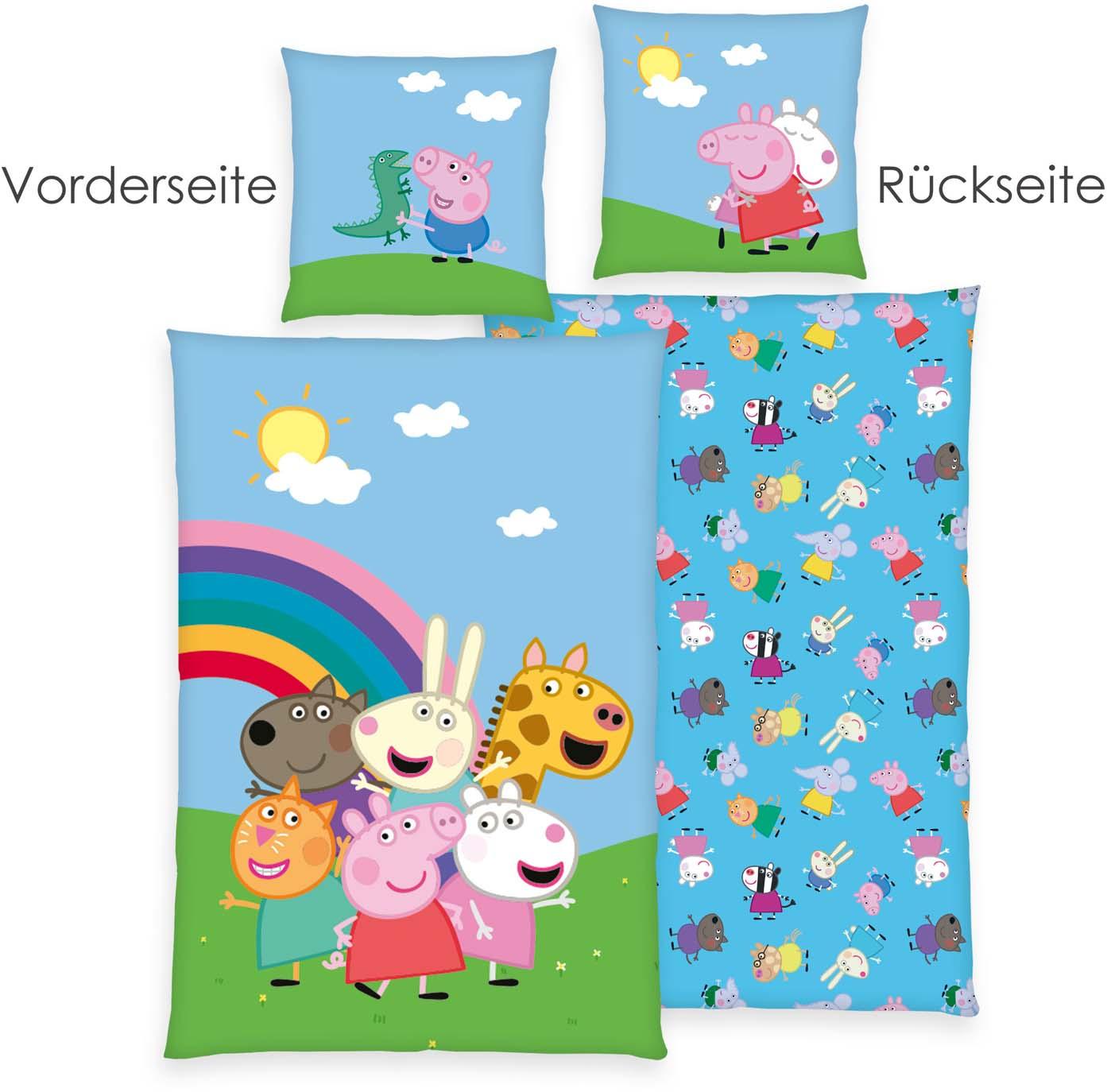 Produktbild Peppa Pig Kinderbettwäsche 80x80cm, 135x200cm 10 von 11