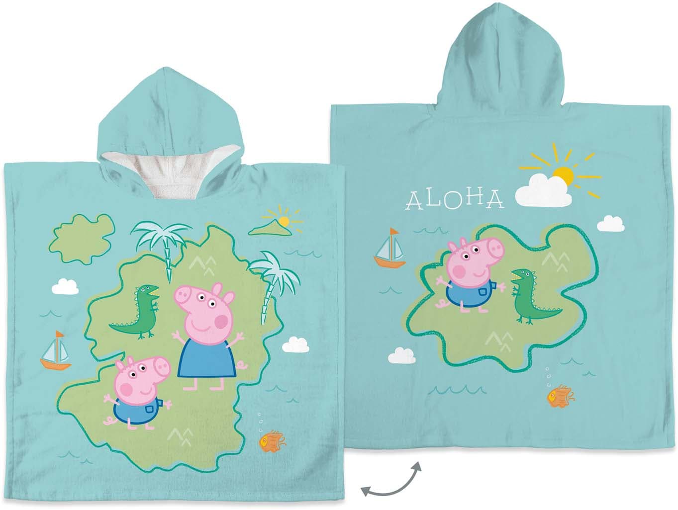 Peppa Pig Kinder Badeponcho 60x120cm