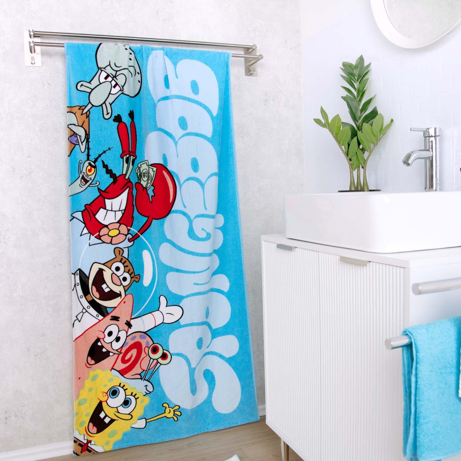 Produktbild Strandtuch Spongebob Schwammkopf 75x150 cm 8 von 8