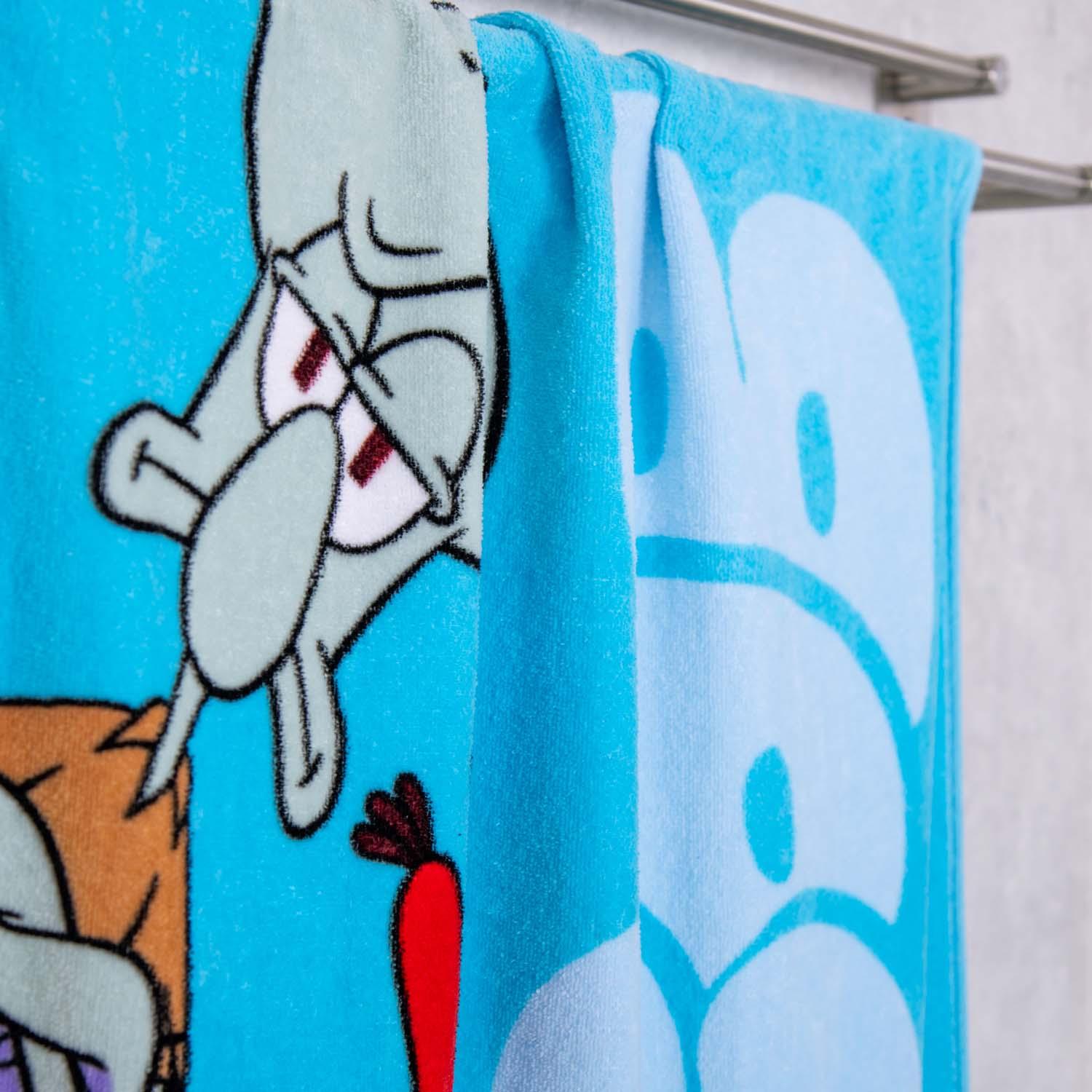 Produktbild Strandtuch Spongebob Schwammkopf 75x150 cm 6 von 8