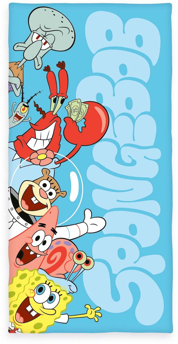 Strandtuch Spongebob Schwammkopf 75x150 cm