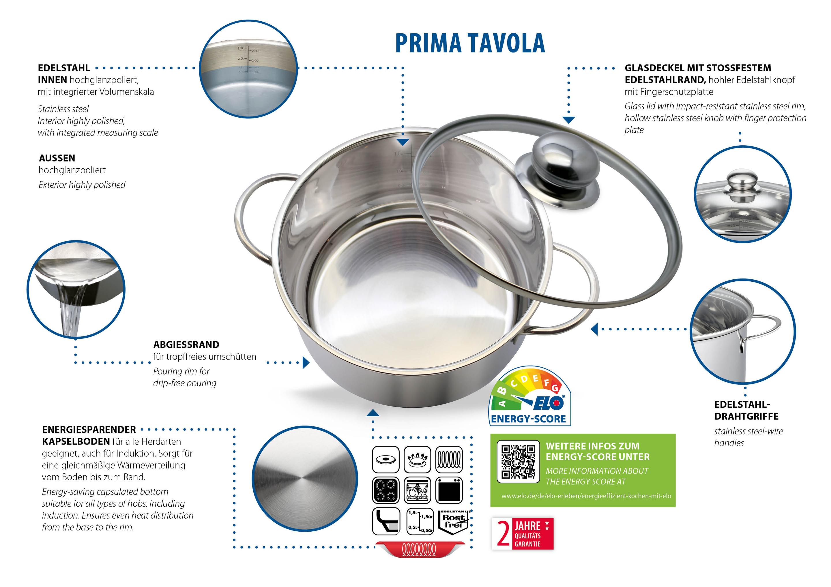 Produktbild ELO Topfset Prima Tavola 20-tlg. 14 von 14