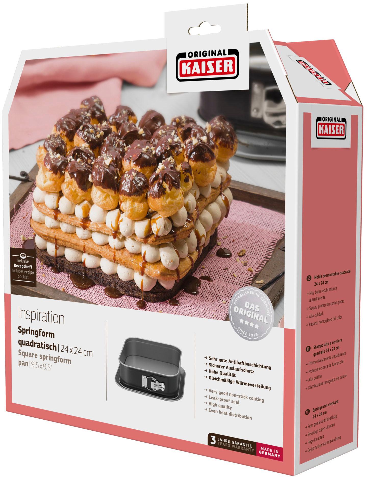Produktbild KAISER Springform Inspiration quadratisch 24x24cm 2 von 2