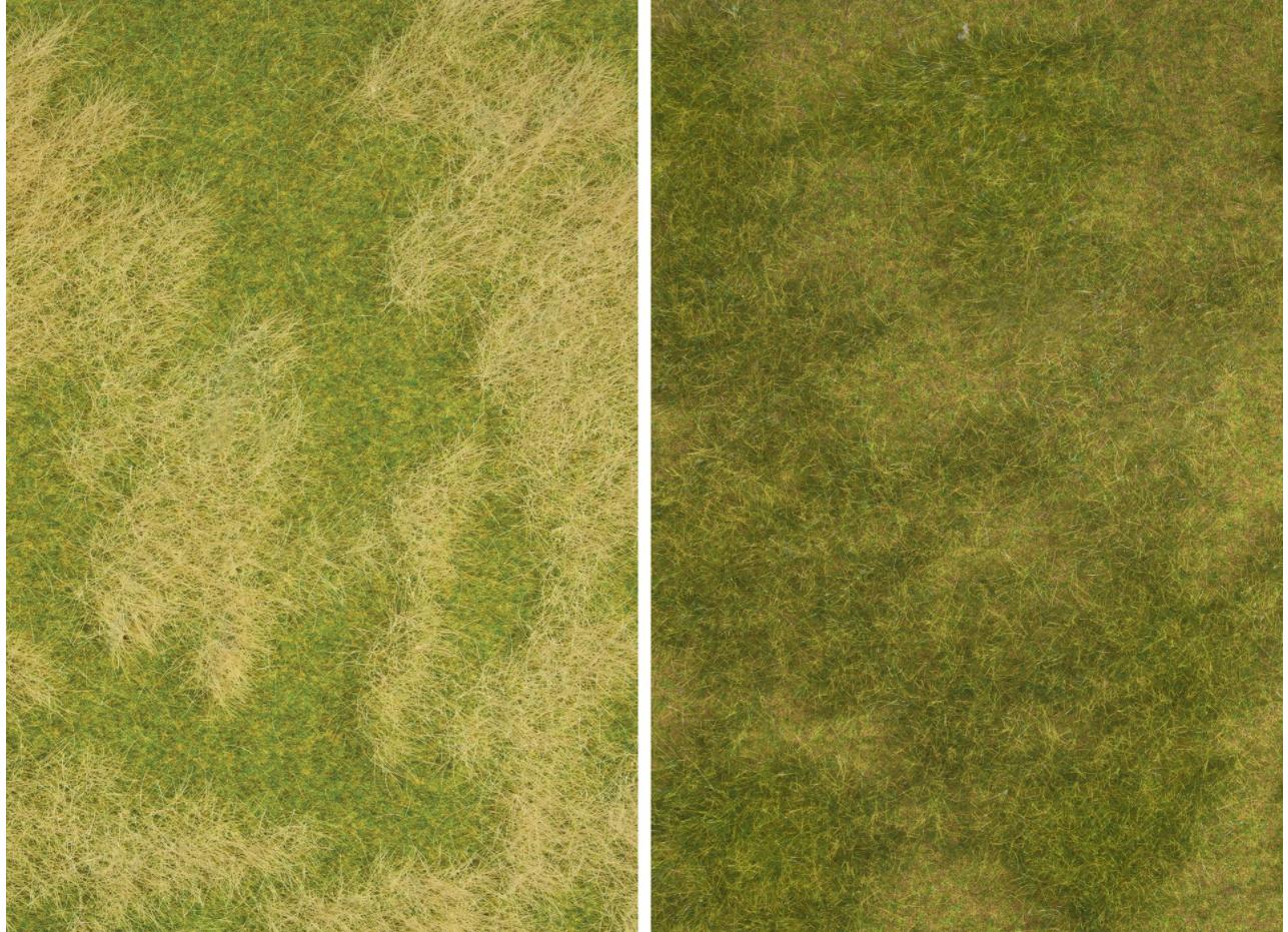 NOCH 07472 - H0 - TT - N - Z - 0 - G - Natur+"Naturwiese", 2 Stück, jeweils 25 x 25