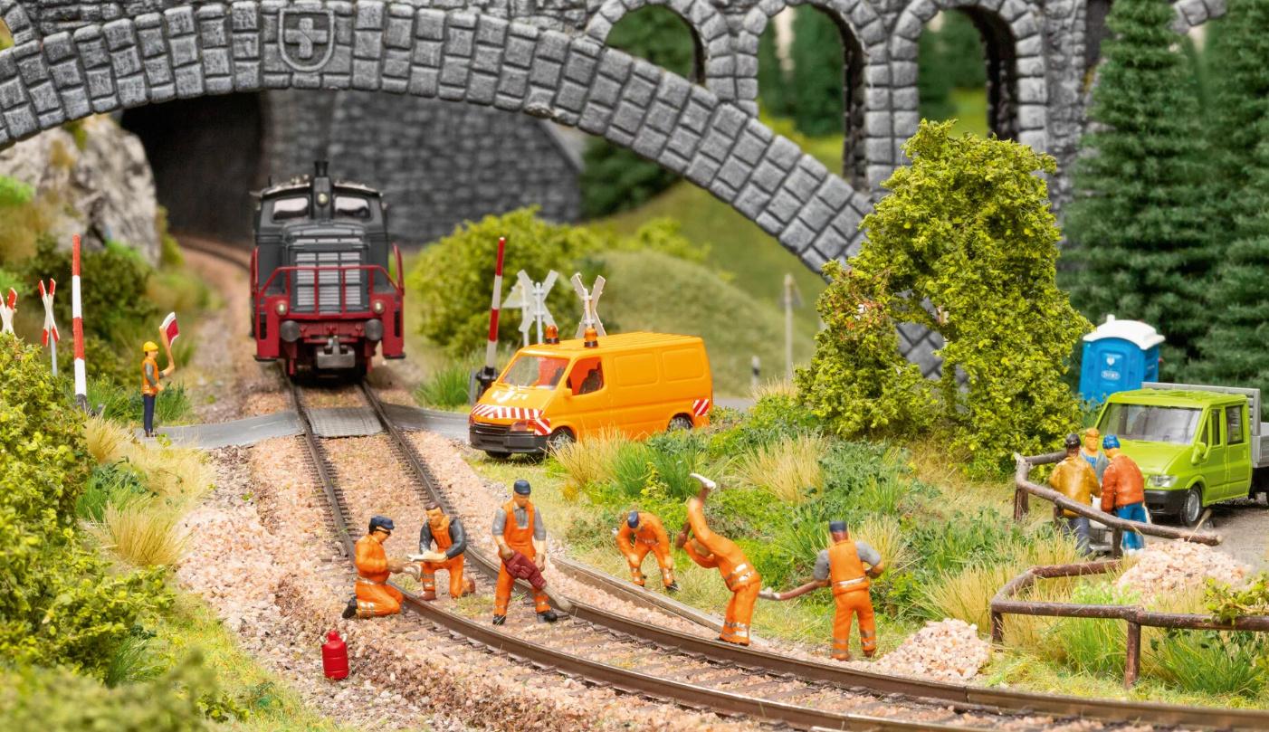 Produktbild NOCH 12801 H0 Baustelle am Gleis 2 von 2