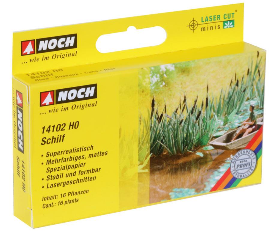 NOCH  14102 H0 - Laser minis Schilf - 16 Pflanzen