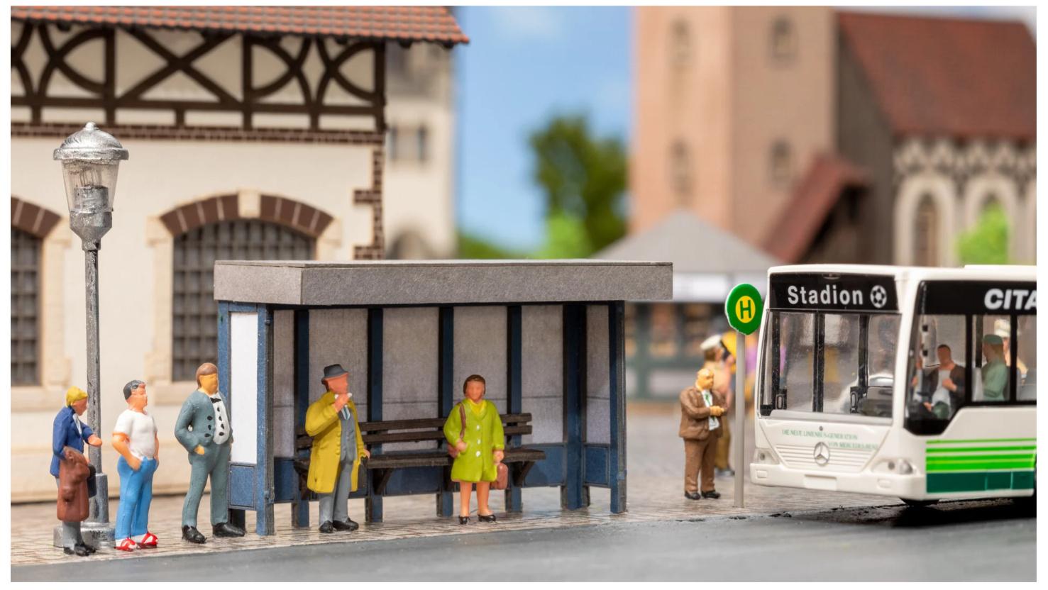 Produktbild NOCH 14390 H0 Bushaltestellte 2 von 2