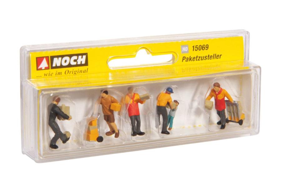Produktbild NOCH 15069 H0 - Paketzusteller 2 von 2