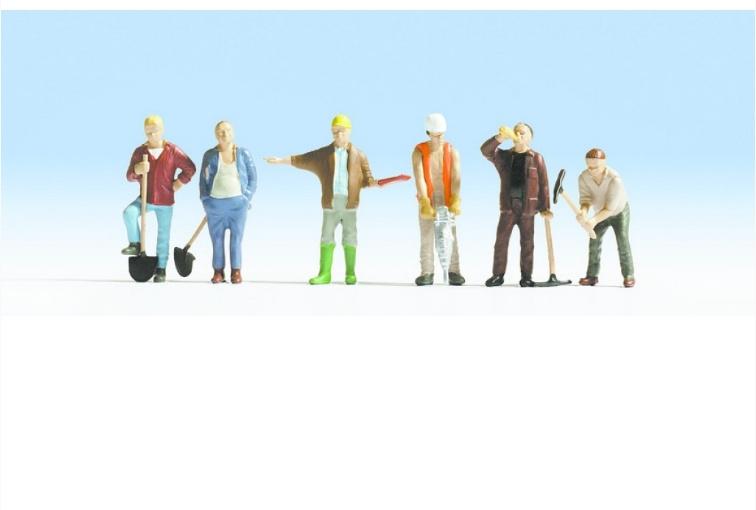 NOCH 15110 H0 FIGUREN - Bauarbeiter