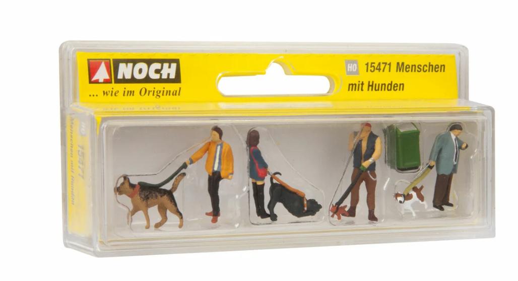 Produktbild NOCH 15471 H0 Menschen mit Hunden 2 von 2
