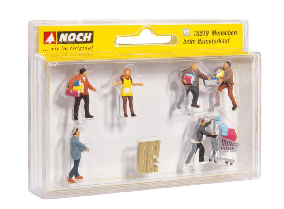 Produktbild NOCH 15519 H0 - Menschen beim Hamsterkauf 2 von 2