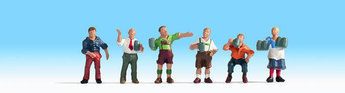 Produktbild NOCH 15558 H0 FIGUREN - Stammtisch 2 von 2