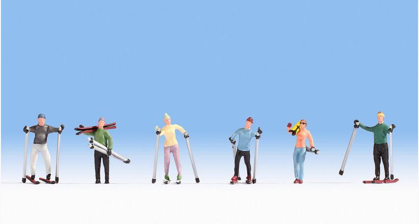 NOCH 15827 H0 FIGUREN - Skifahrer