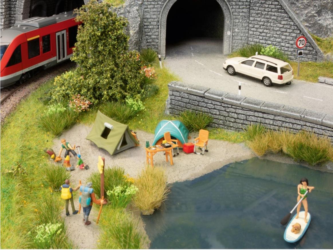 Produktbild NOCH 16201 H0 - Figuren-Themenwelt „Camping“ 2 von 2
