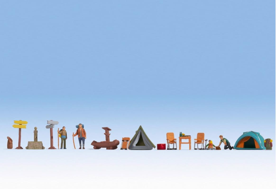 NOCH 16201 H0 - Figuren-Themenwelt „Camping“