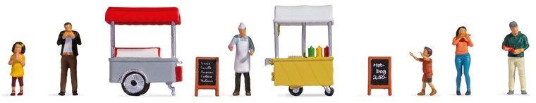 NOCH 16229 H0 - Eis- und Hot Dog-Wagen