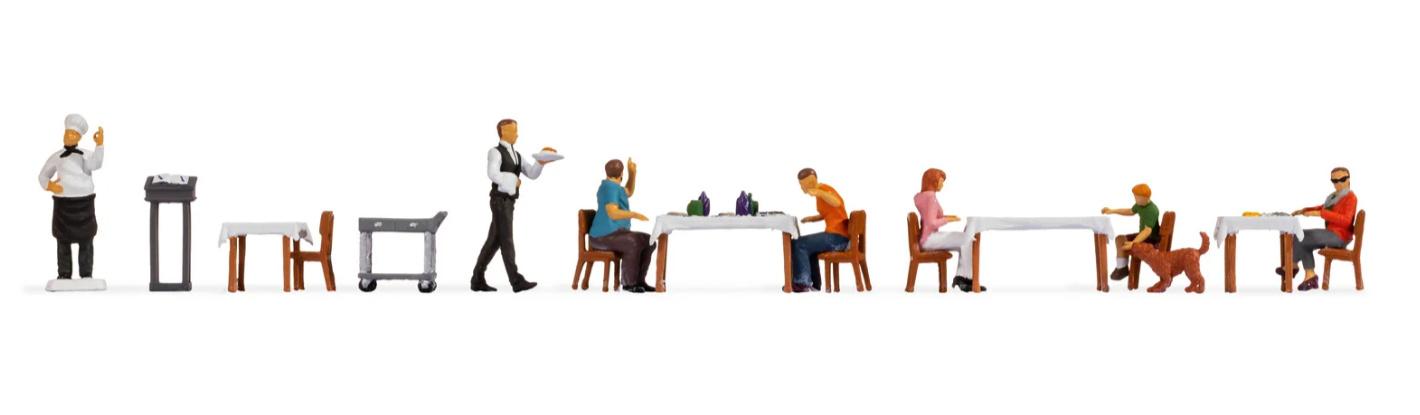 NOCH 16246 H0 Figuren-Themenwelt"Restaurant"