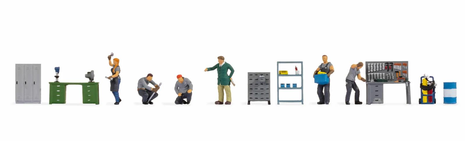 NOCH 16250 H0 Figuren-Themenwelt"Werkstatt"