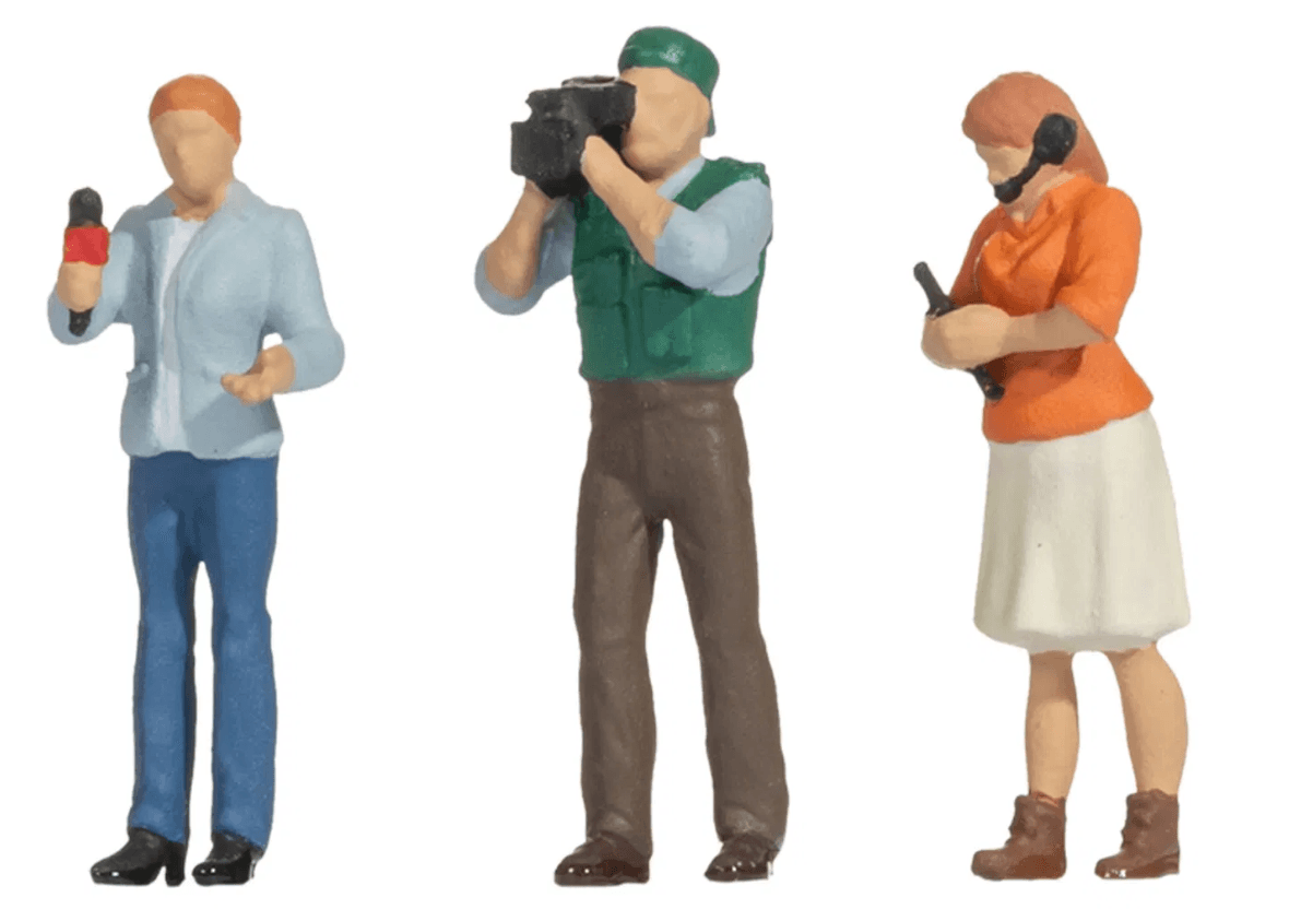 NOCH 16605 H0 Funny-Scenes „Reporter Team“