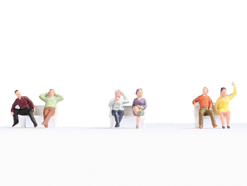 Produktbild NOCH 18132 H0 FIGUREN - Sitzende 2 von 2