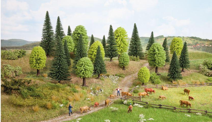 Produktbild NOCH 26811 H0 - Mischwald, 25 Bäume, 5 - 14 cm H0ch 2 von 4