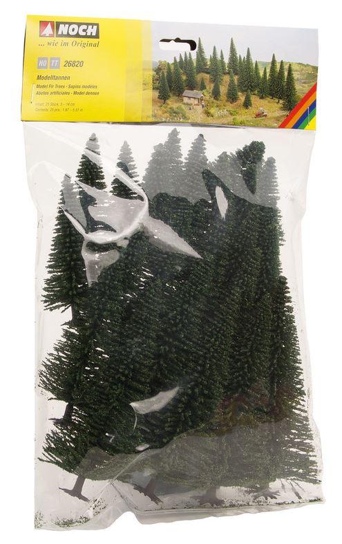 Produktbild NOCH 26820 H0 - Modelltannen, 25 Stück, 5 - 14 cm H0ch 2 von 5