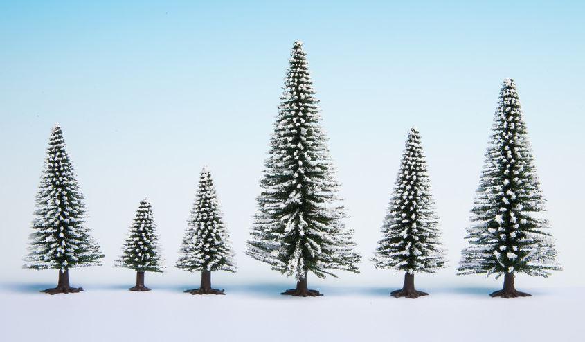 Produktbild NOCH 26928 H0 - Schneetannen, 10 Stück, 5 - 14 cm H0ch 2 von 3