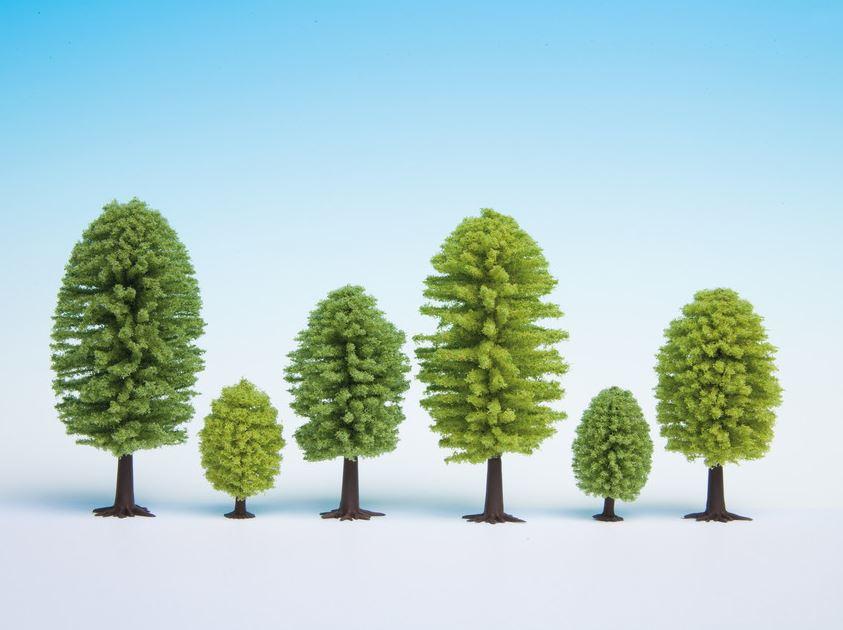 Produktbild NOCH 32901 N - Laubbäume, 10 Stück, 3,5 - 5 cm hoch 2 von 4