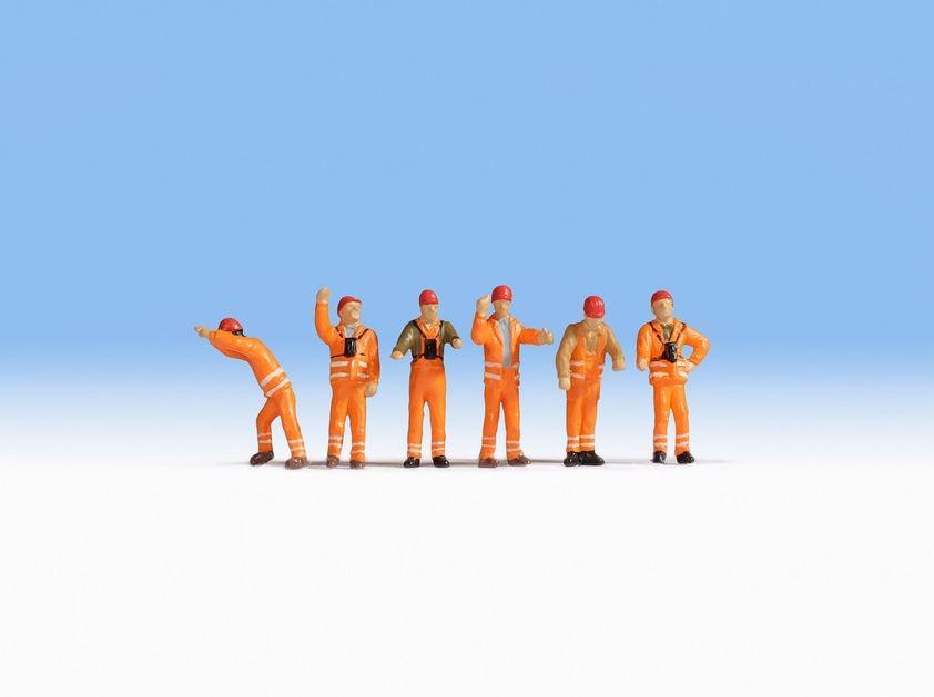 NOCH 36275 N FIGUREN - Rangierpersonal, 6 Figuren